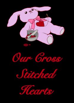 Our Cross Stitched Hearts